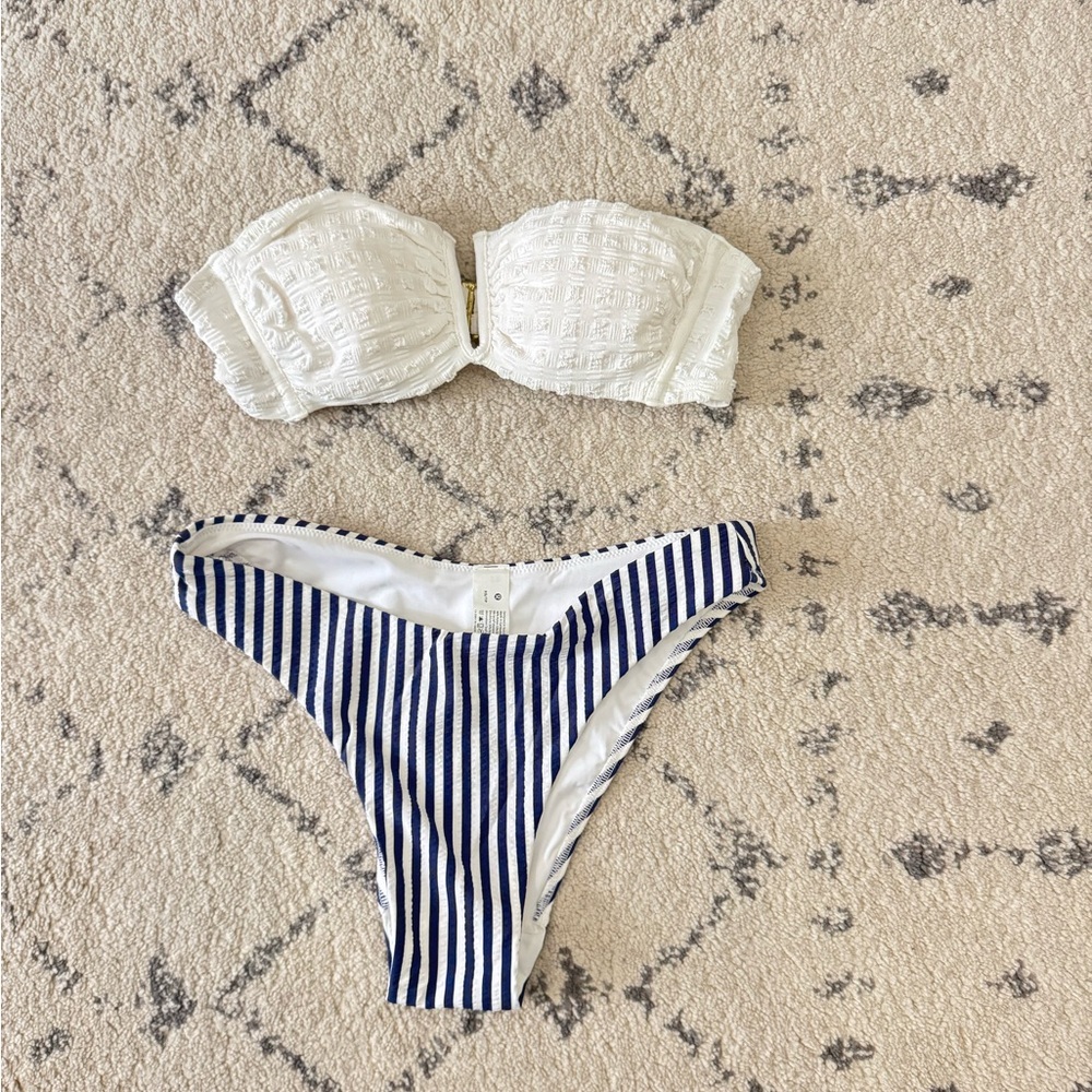 Lululemon Bottom & Kona Sol Top Textured Swim Bikini Swimsuit